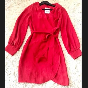 Gorgeous Red Topshop Bubble Wrap Dress